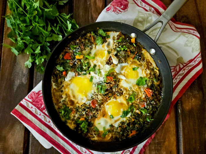 Lentil And Spinach Shakshuka / www.quichentell.com