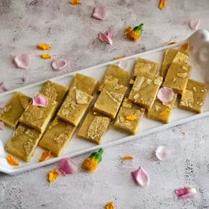 Badam Thandai Barfi / www.quichentell.com