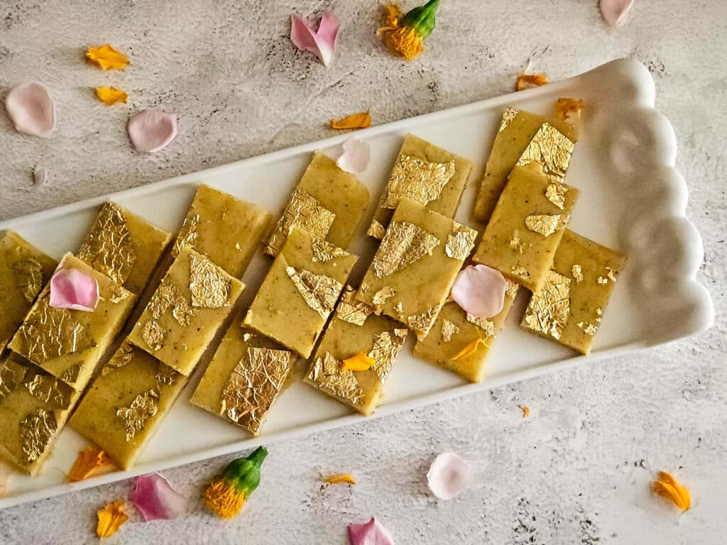 Badam Thandai Barfi / www.quichentell.com